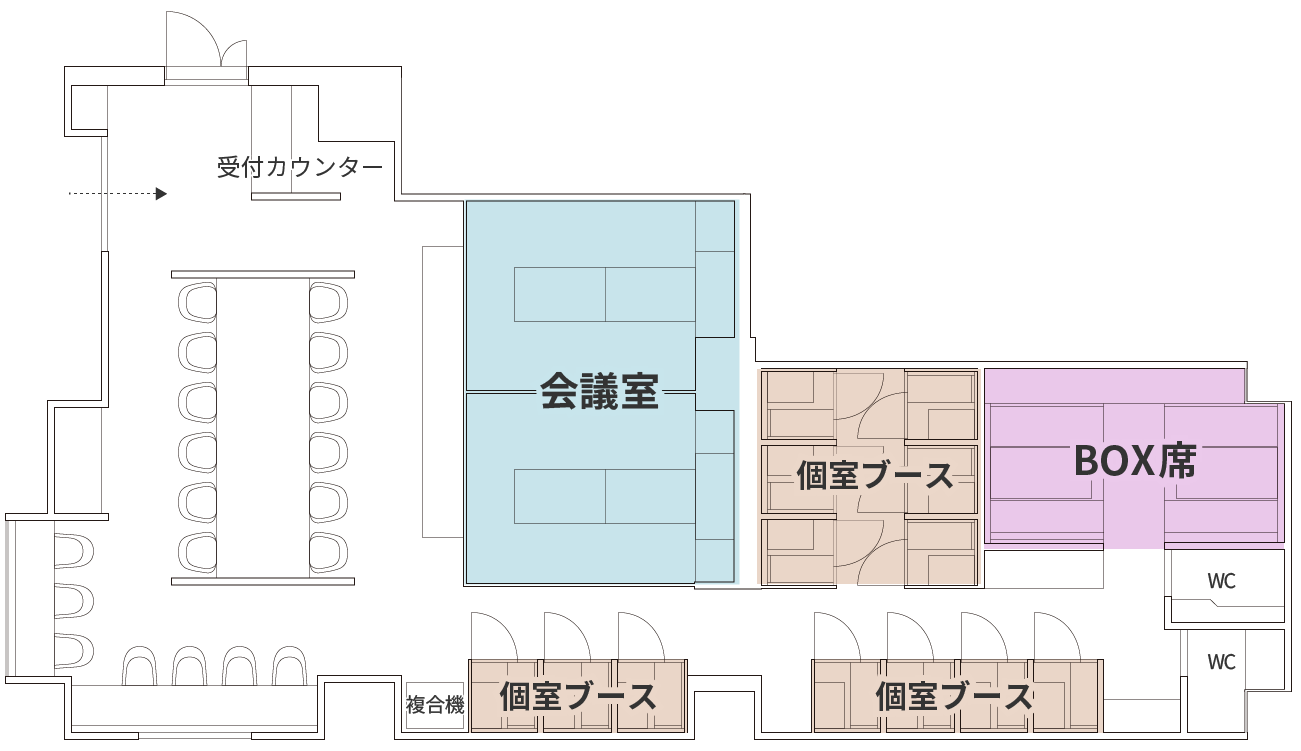 八王子店 店内マップ