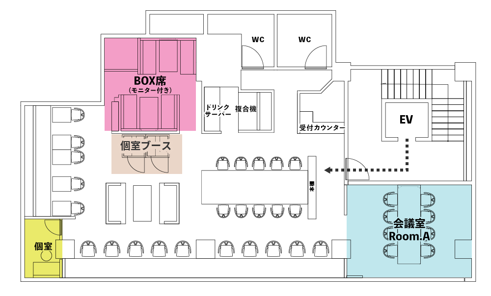 池袋店 店内マップ
